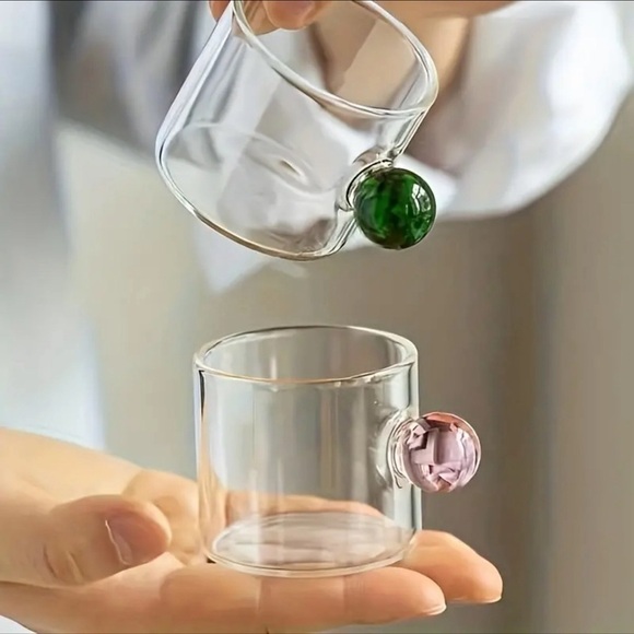 Multicolored Set of 6 expresso glasses - Picture 3 of 7